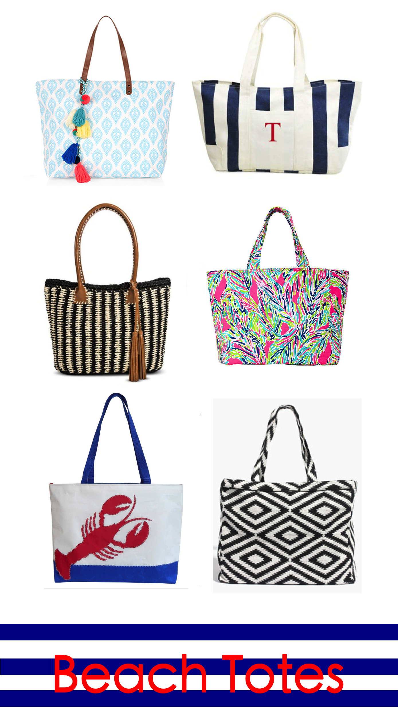 ThePreppyU: Must Have Beach Totes by Tia! – ThePreppyMAG